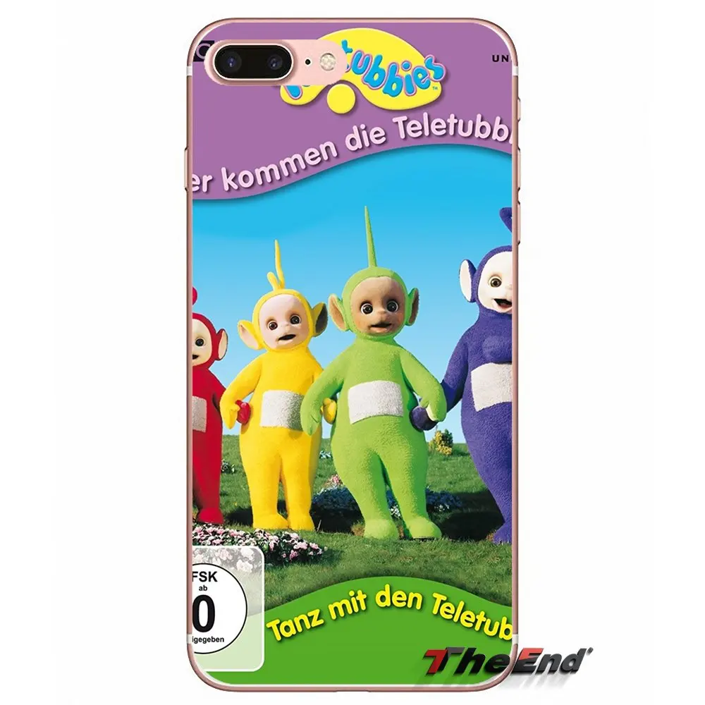 Милые женские Телепузики ТПУ силиконовый чехол для iPhone X 4 4S 5 5S 5C SE 6 S 7 8 плюс samsung