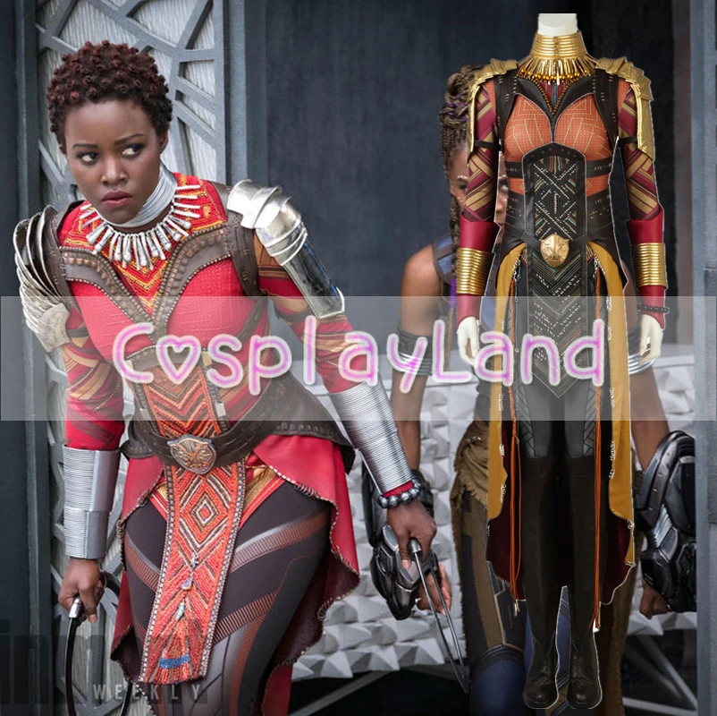 2018 Черная пантера Okoye костюм для косплея карнавальные костюмы на Хэллоуин