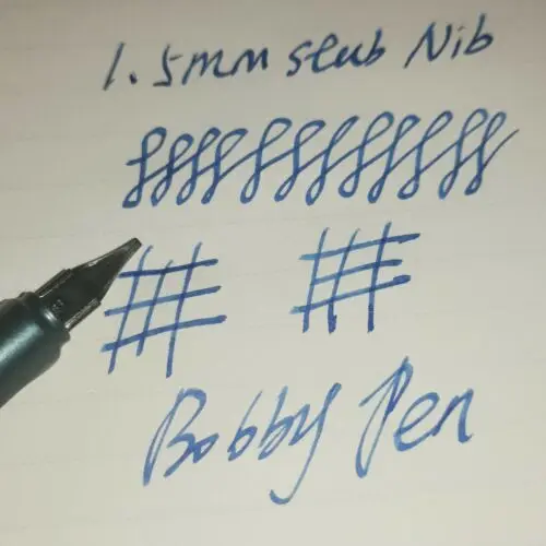 1.5mm Stub Nib 1,1 мм/1,5 мм/1,9 мм перьевая ручка с наконечниками или подачей ручки для LAMY Safari/Wing Sung 3008/Hero 359 перьевая ручка, канцелярские принадлежности для офиса - Цвет: 1.5mm Stub Nib