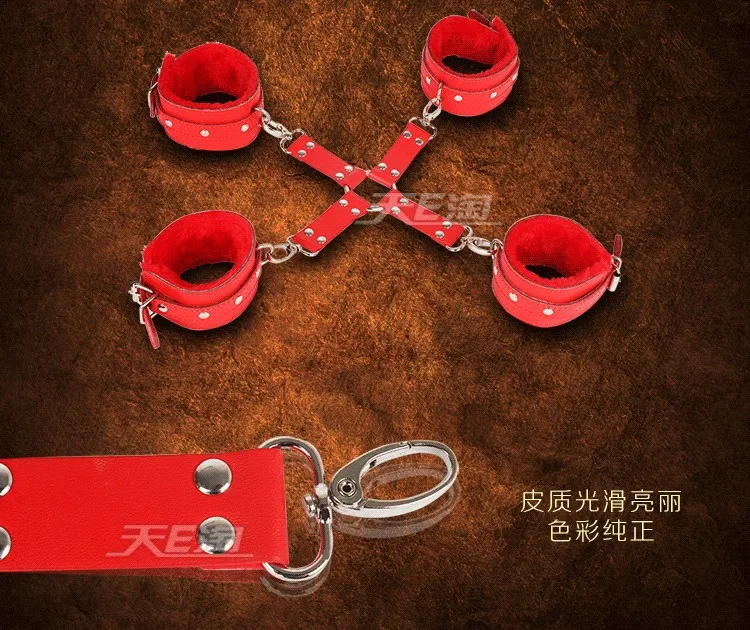 Крест для наручников бандаж ног ремень SM игрушка из искусственной кожи в