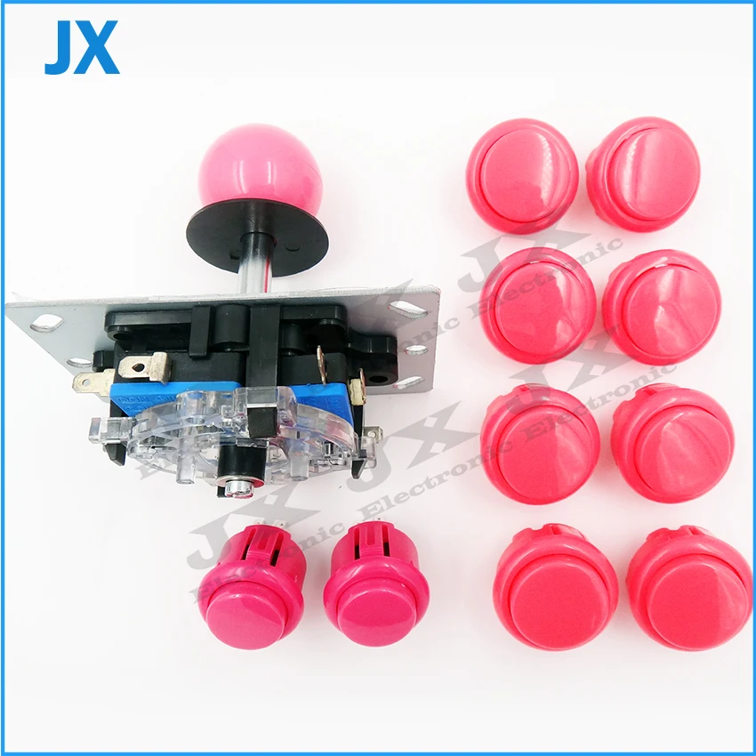 Комплект деталей для аркадных игр включая аркадный джойстик 24 мм/26 мм кнопка