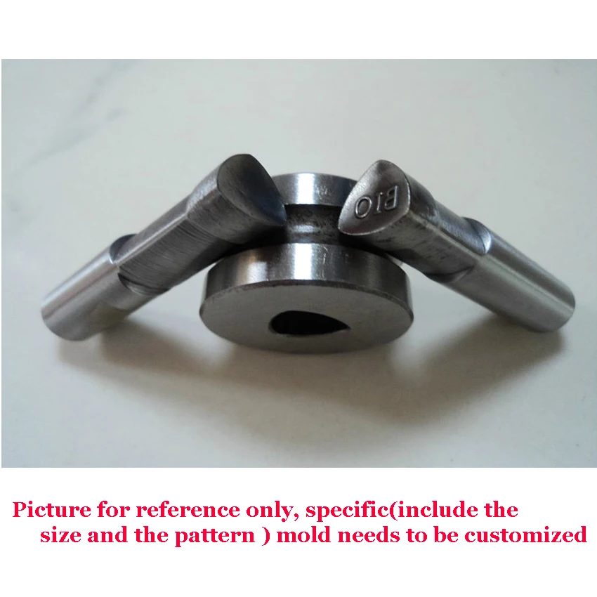 

1 set digit stamp mould / die set/ punch for the Double punch tablet press machine Die size 12-25MM
