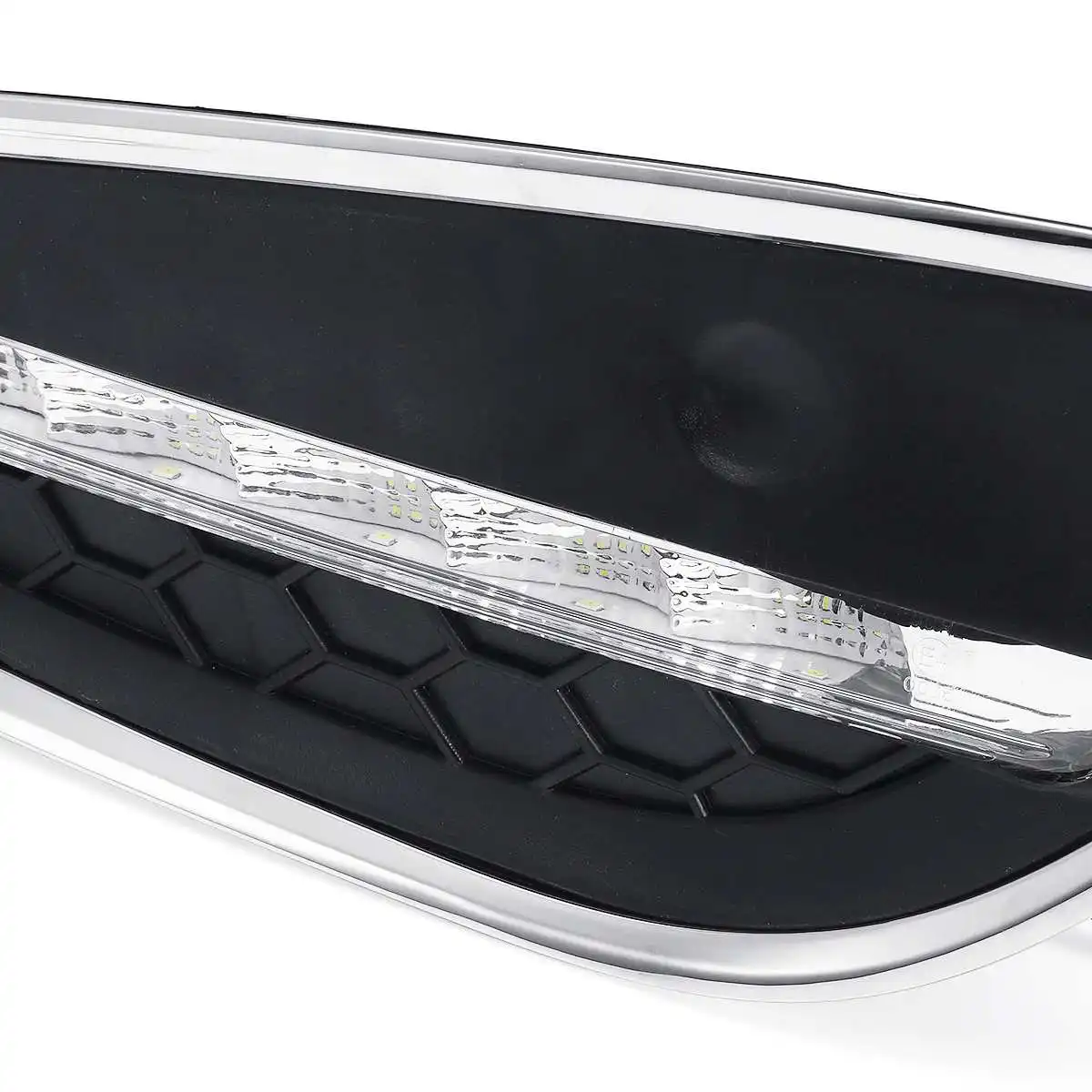 Светодиодные Drl для Volvo S60 V60 2011-2013 дневные ходовые огни переднего бампера для вождения противотуманных фар дневного света DRL сигнал поворота