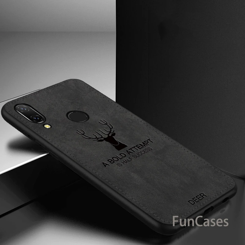 Для Xiaomi Redmi Note 7 Pro чехол Ретро ткань Мягкая силиконовая задняя крышка для 6 mi A2