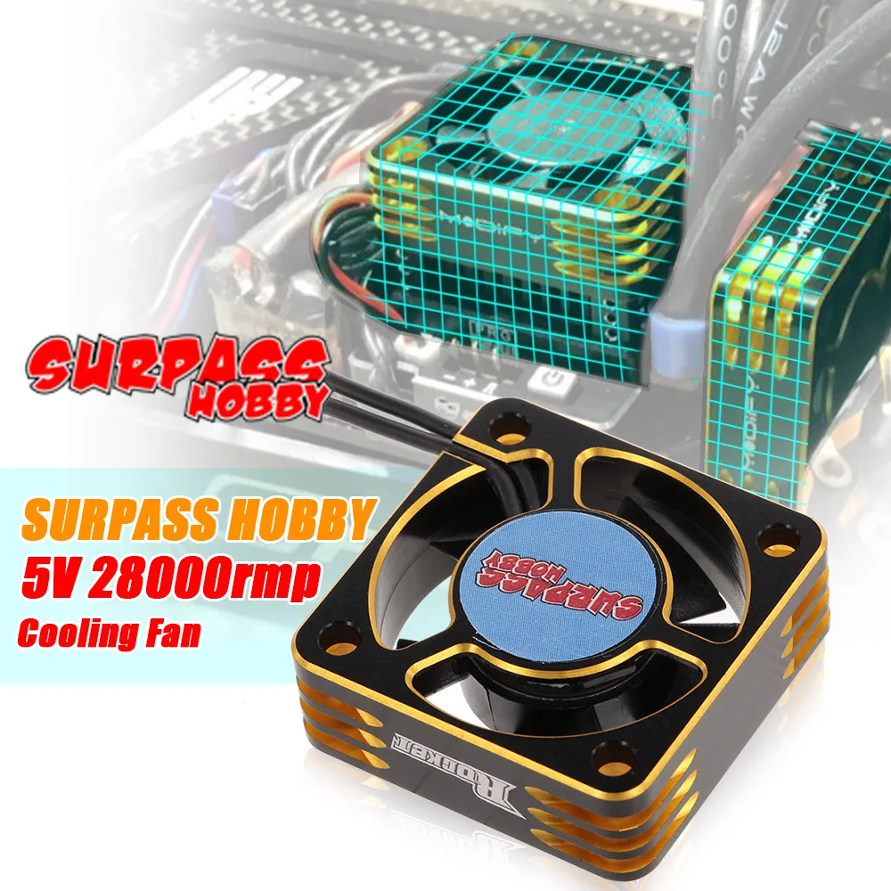 Кулер для радиоуправляемого автомобиля SURPASS HOBBY 5 в 540 RMP с сенсорным