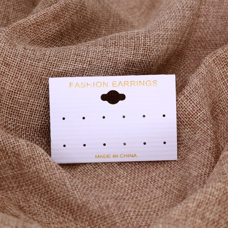 Wholesale 5x7cm 100pcs/lot Jewelry Displays Cards Earring Packaging Paper DIY Handmade Can Customize Logo | Украшения и
