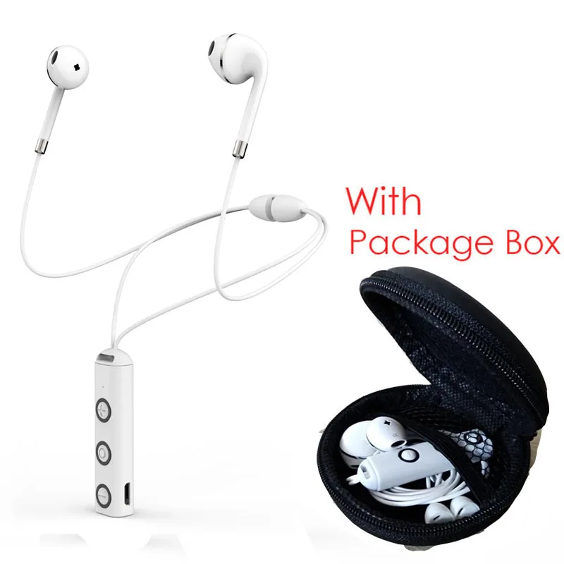 Беспроводные наушники Bluetooth Bass Music для Apple iPhone 5 5S SE 5c 6 6S Plus, чехол для наушников с микрофоном и наушниками