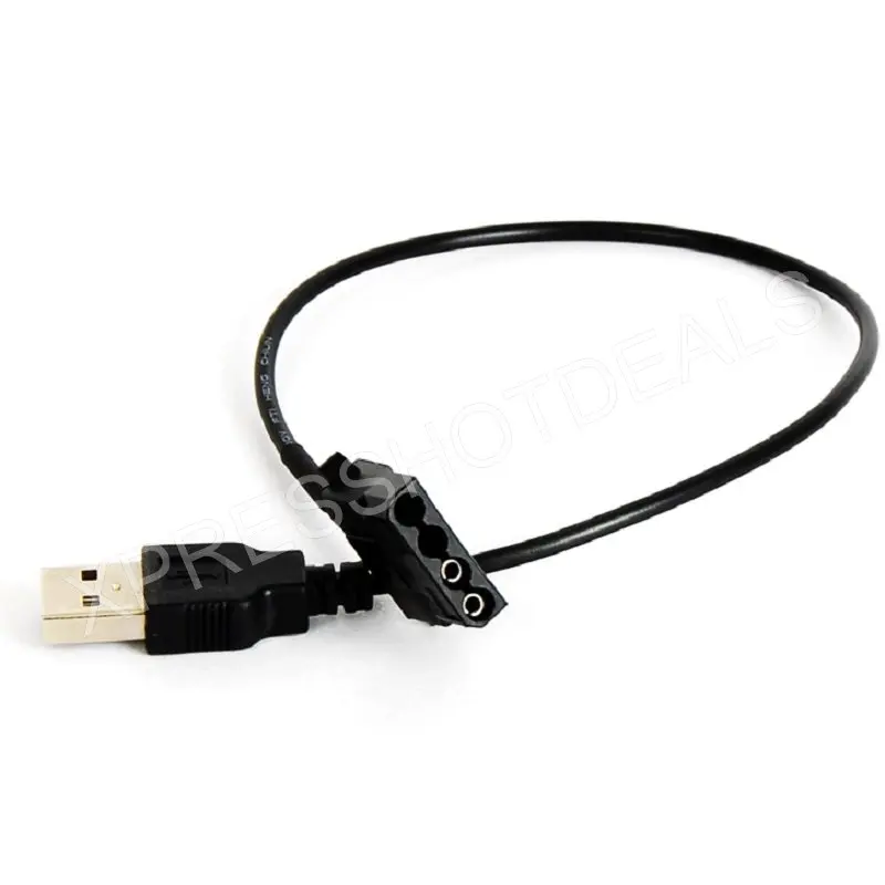 Кабель адаптер с USB на 4 pin Molex PC Довольно чехол для компьютера|usb to|fan cable adapter4 molex |