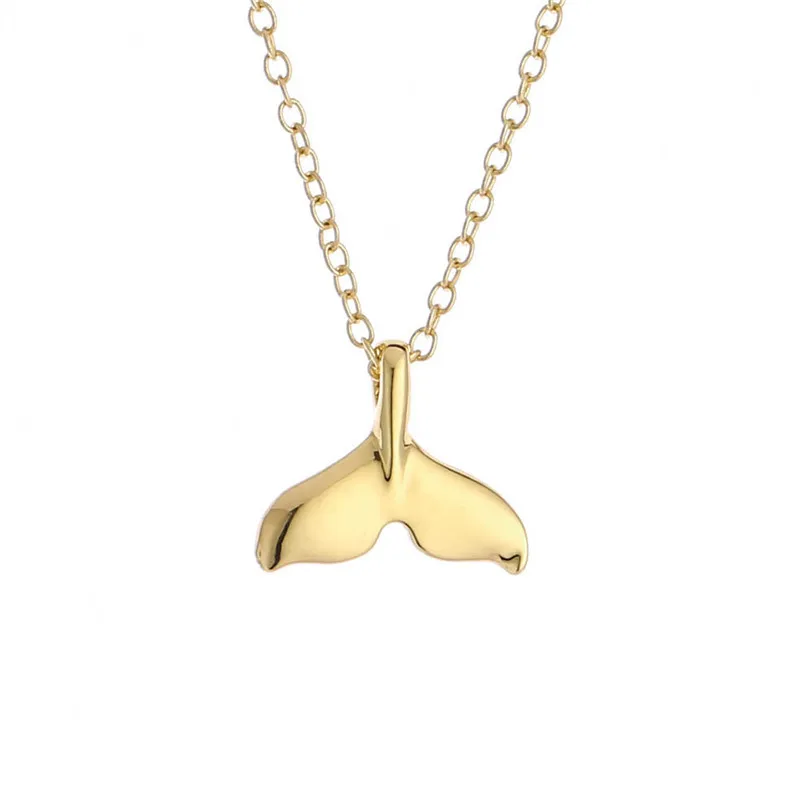 Стильный Изысканный Романтический Русалка ожерелье в виде рыбьего хвоста Леди