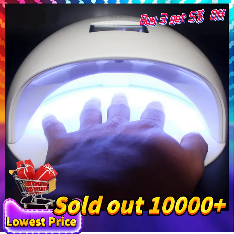 Новая 48 Вт УФ светодиодная лампа для сушки геля лака ногтей ледяная Сушилка