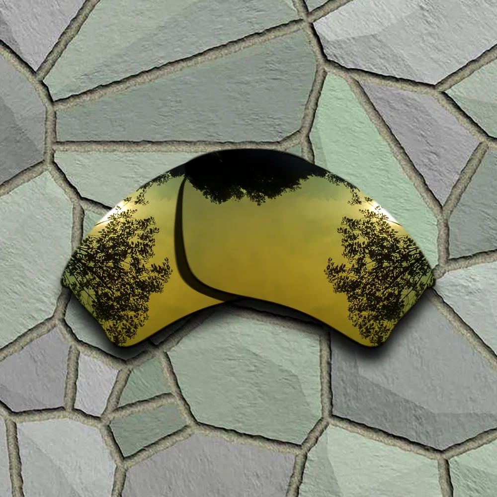 Желтые золотые солнцезащитные очки поляризационные сменные линзы для