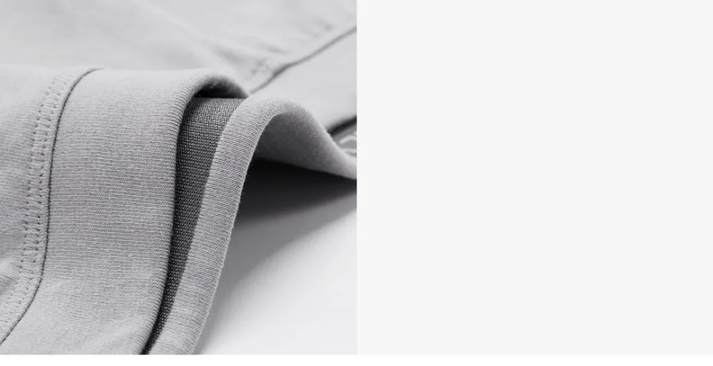 Xiaomi мужское трикотажное однотонное хлопковое нижнее белье, мягкие приятные для кожи трусики, высокоэластичные Трусы-брифы, трусики для мал