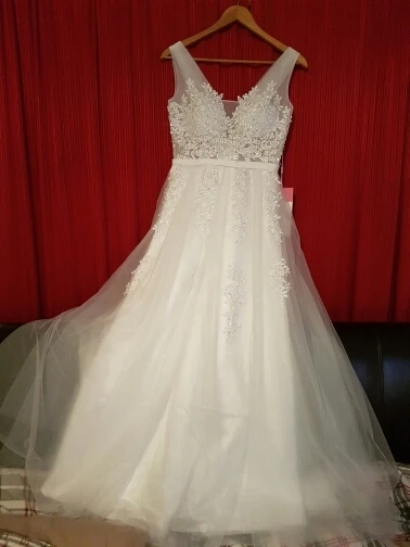 Vestido de festa длинное короткое вечернее платье, длинное Тюлевое кружевное вечернее платье с открытой спиной, вечернее платье, платья для выпускного вечера, robe de soiree - Цвет: ivory Long
