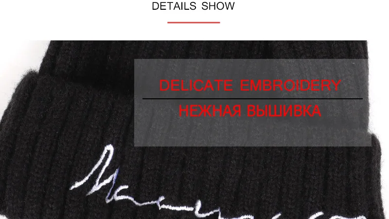 Милая детская хлопковая шапка, зимняя теплая вязаная шапка для мальчиков и девочек, одноцветная шапка с вышивкой для малышей, удобная мягкая шапка в горошек