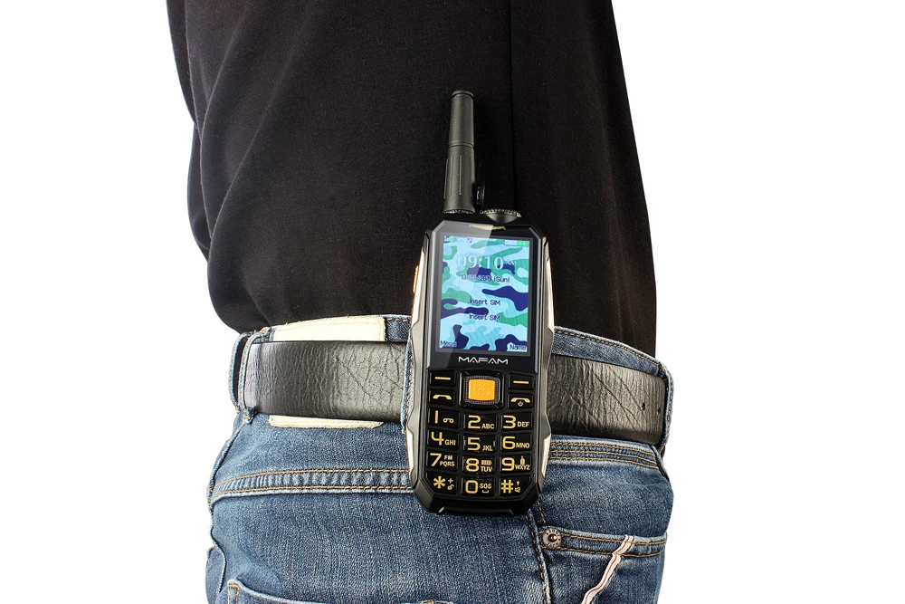 Портативная рация с двумя sim-картами, UHF, беспроводная,, PTT, внешний, FM, внешний аккумулятор, Facebook, прочный, большой звук, 3D динамик, сотовый телефон P156