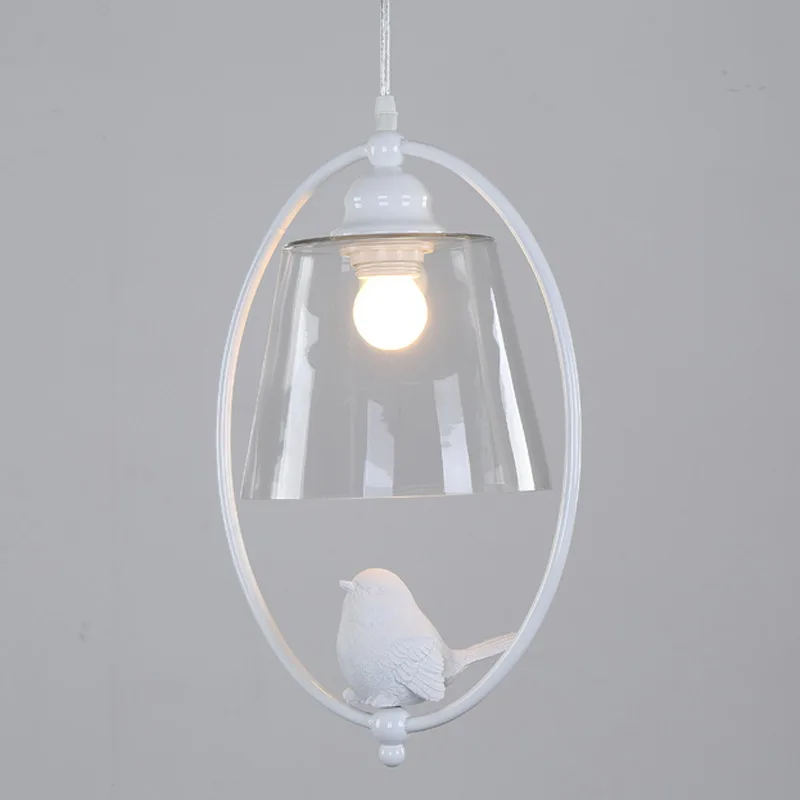 Современные Легкие Подвески лампа Обеденная Кухня Лофт Стекло абажур смолы