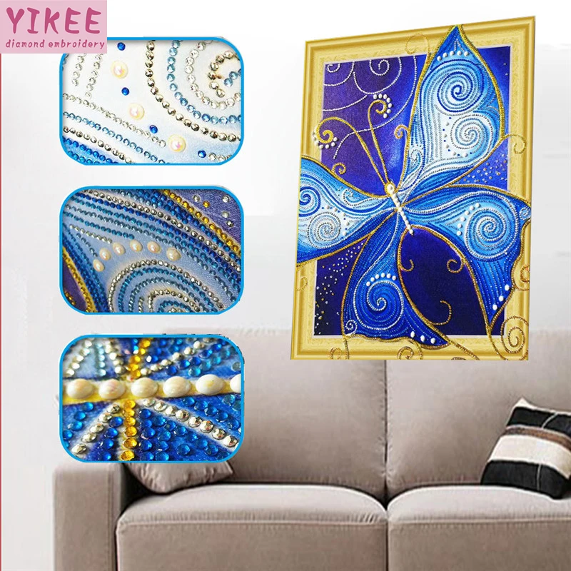 

YIKEE 5d diy diamond painting,special shaped diamond,painting rhinestones