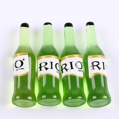 Green Bottles Meideheng акриловые бусины маленькие милые коктейли Напитки бутылки варенья банки слизи Кристалл грязи наполнитель подарки для детей ручной работы украшения - Цвет: Green Bottles