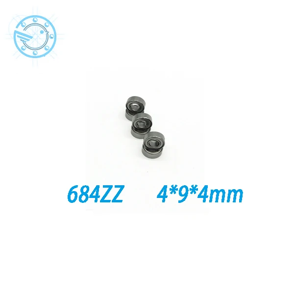 10 PCS free shipping thin wall deep groove ball bearing 684ZZ 4*9*4 mm 684 zz | Обустройство дома