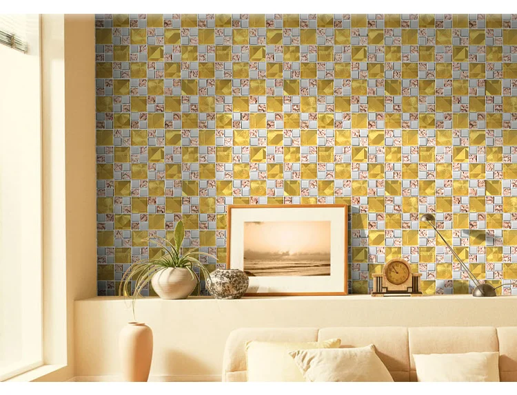 Стеклянная мозаичная плитка модные хрустальные ТВ-фоны материалы для украшения