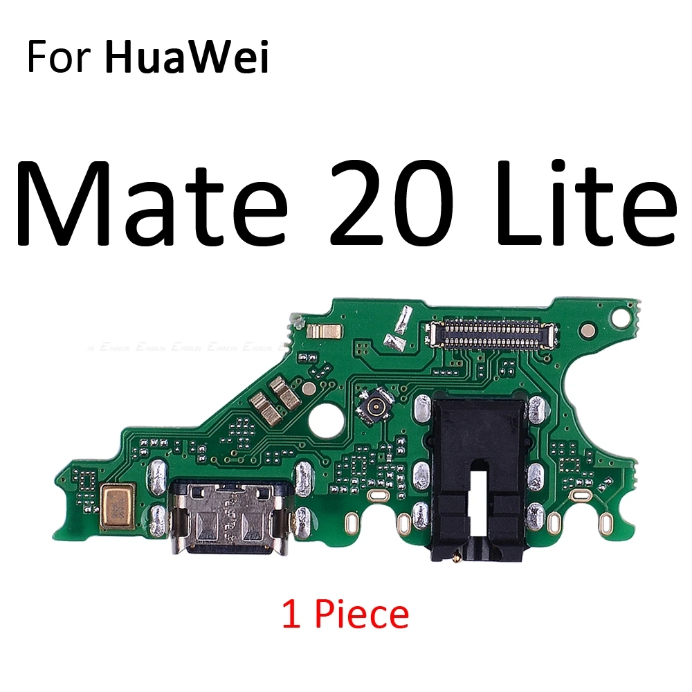 Плата зарядного устройства с микрофоном и гибким кабелем для HuaWei Mate 20 10 9 Pro Lite P Smart