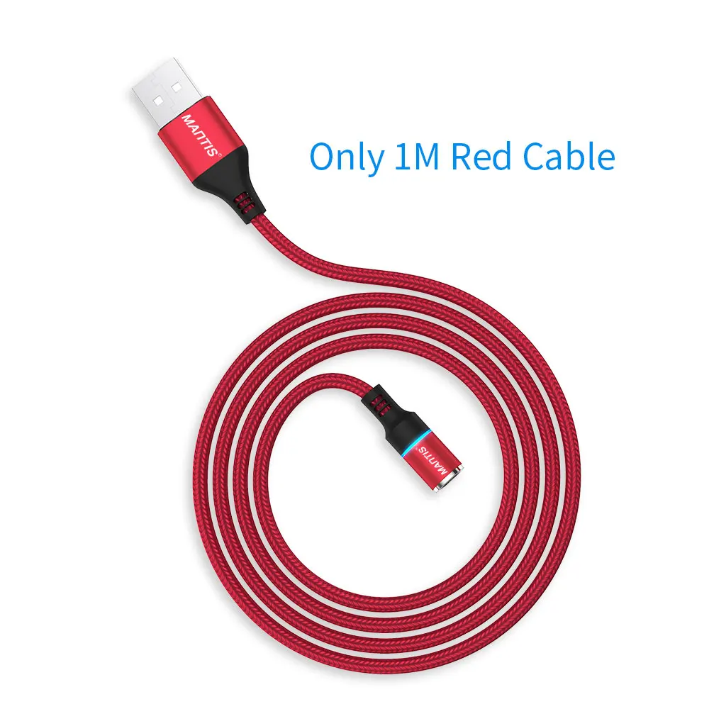 CableRed MANTIS 3A Магнитный зарядный Micro Usb кабель для samsung S7 провод для быстрой зарядки Магнитный кабель huawei Xiaomi Redmi 4X Note 4 5 - Цвет: CableRed