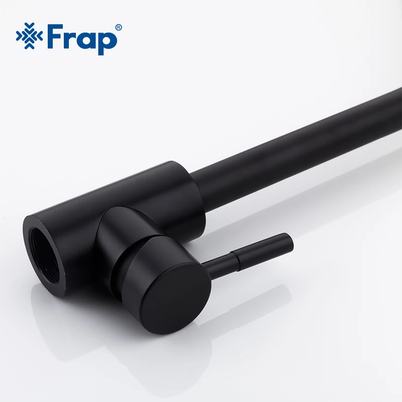 Frap 2018 новинка кран для кухонной раковины из нержавеющей стали с черным