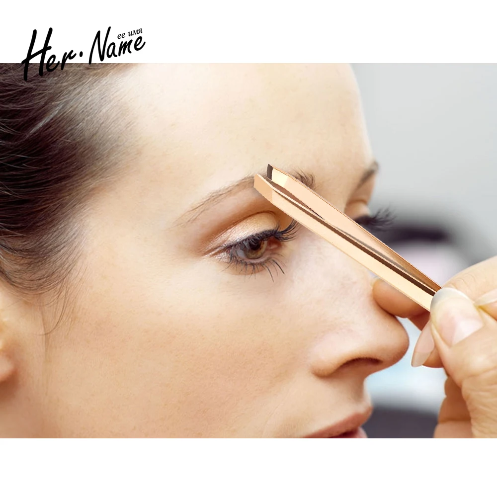 Hername щипчики пинцет для наращивания ресниц ровей пинцеты Пинцет бровей