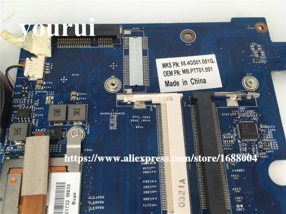 MBPTT01001 MB.PTT01.001 для ACER 1830 1830t материнская плата ноутбука серии JV10 CS MB 09918 2 м