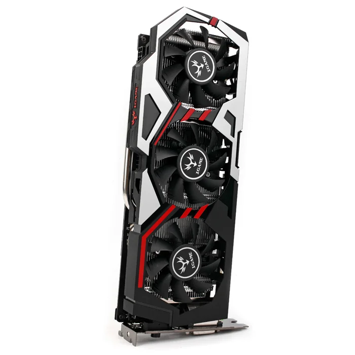 Оригинальный красочный iGame1060 U-6GD5 Топ 192bit GDDR5 Графика карты GeForce GTX 1060 с HDMI/DVI/DP 1 4
