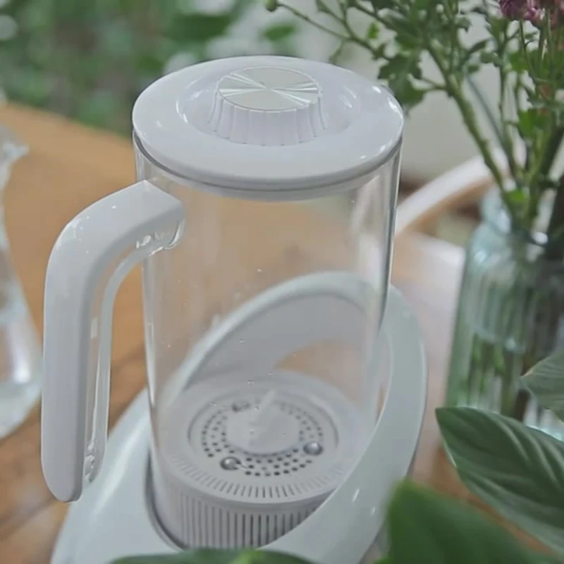 1.5L богатая водородная бутылка для воды, ионизатор щелочной воды, машина, 4 режима, умный сенсорный водный фильтр, ионная мембрана SPE, титановая платина