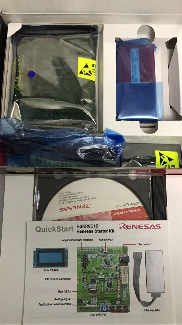 

NEW Assessment Suite RSKR8C1B NEW Board E8A Emulator R0K5211B4S001BE