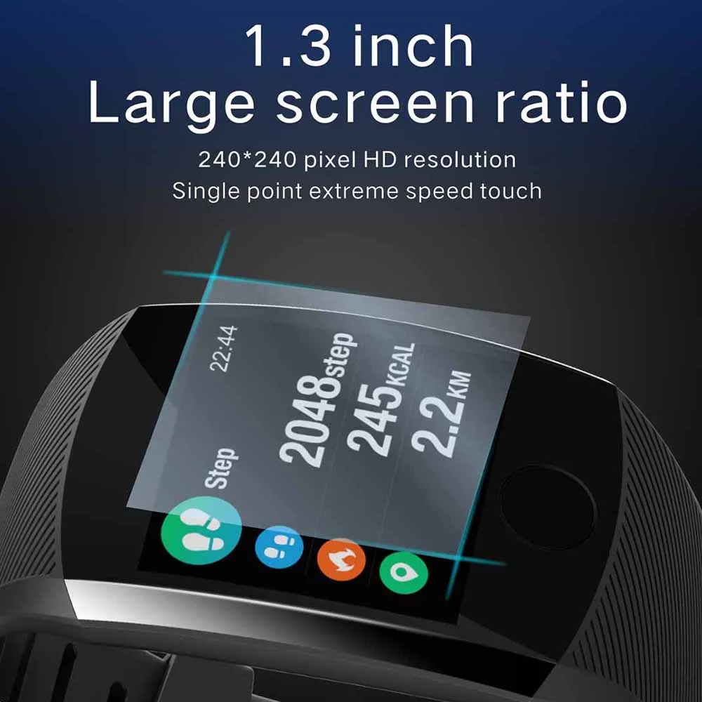 Мужские умные часы Timethinker Q11 цифровые Reloj с монитором пульса и артериального