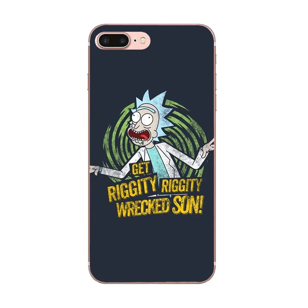 Рик и Морти Мода для Xiaomi Redmi Mi Note 7 8 9 SE Pro Lite Go Play TPU Дизайн | Мобильные телефоны
