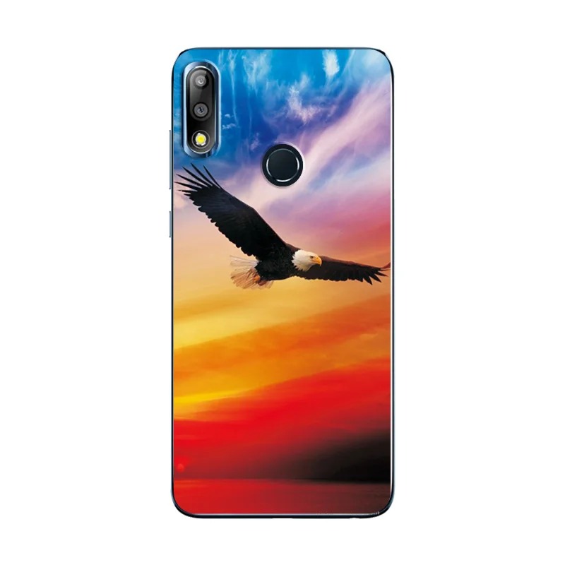 W62 Милый модный чехол для телефона Zenfone Max M2 ZB633KL Animal Love Heart задняя крышка для Zenfone Max Pro M2 ZB631KL чехол-бампер - Цвет: W62