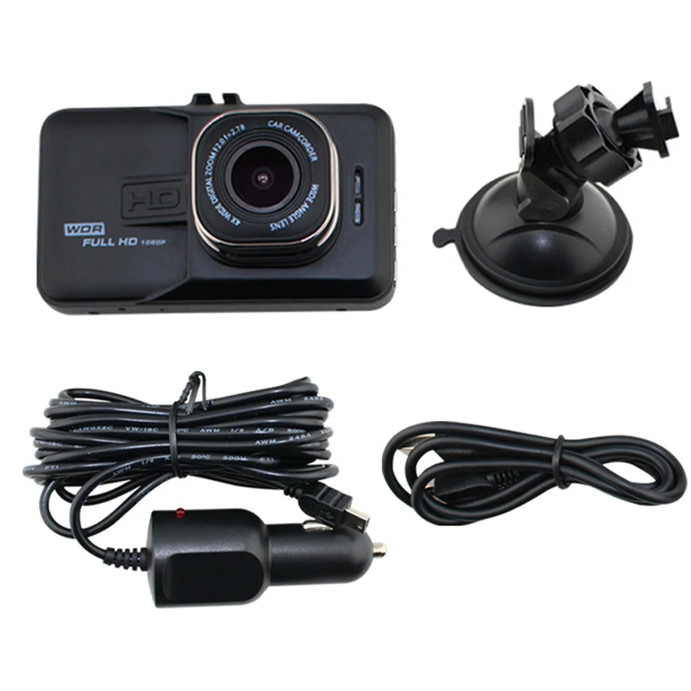 Podofo Novatek 96223 Автомобильный видеорегистратор Full HD 1080 p Регистраторы 3 0 дюймов Dashcam
