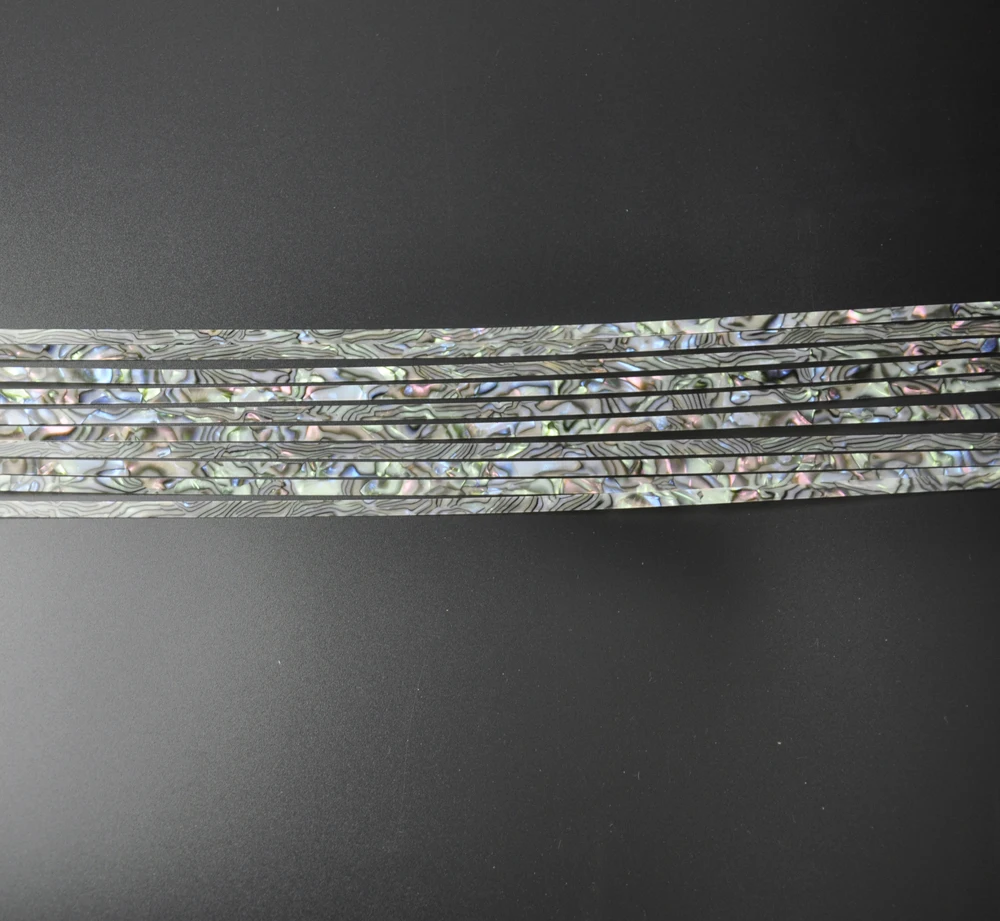 10 шт Luthier Purfling Binding Marquetry inlay Guitar Builder Celluloid Strip Abalone Medium 0 71 мм|Детали и аксессуары для