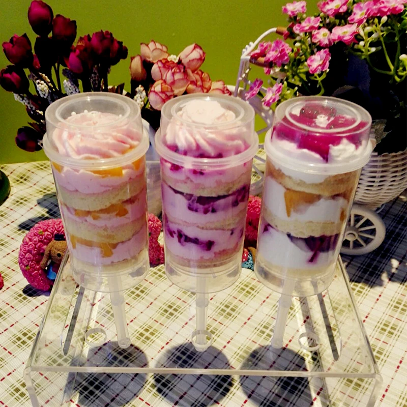 DiY радуга торт push pops плесень подходит мороженое пудинг Десерт инструмент 10 ⑤