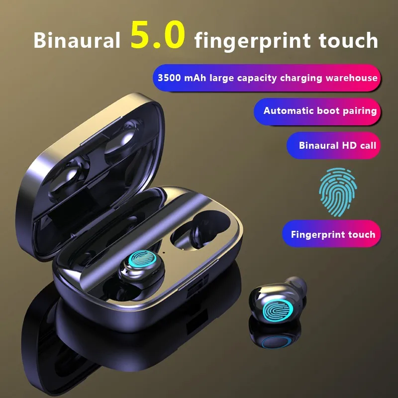 Touch TWS True беспроводные наушники 5D стерео bluetooth Mini водонепроницаемые головные