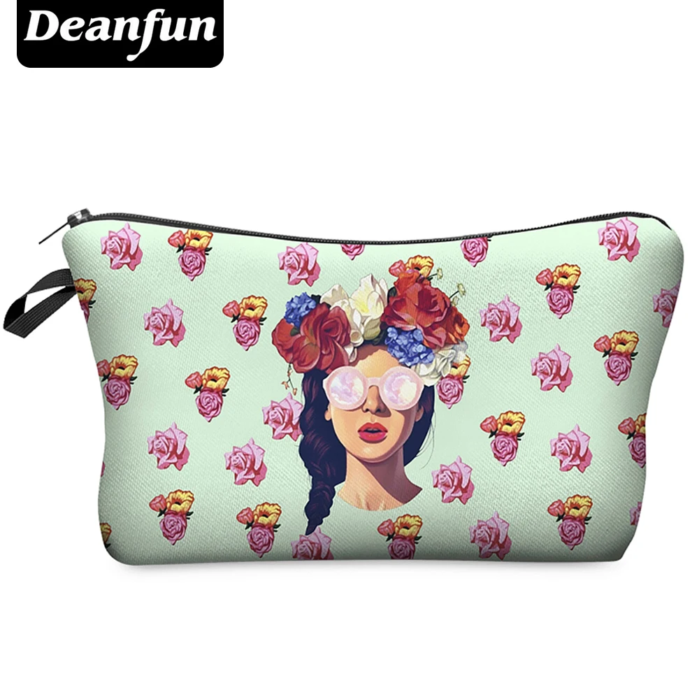 Косметички Deanfun с 3D принтом для женщин милые дорожные дамские сумочки