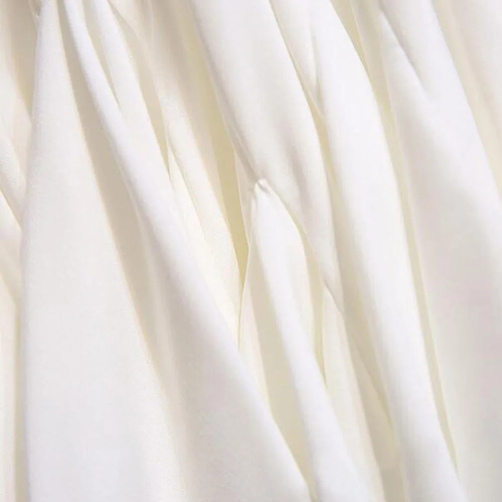 Womens Pleated Layer Ruffles Frill Shorts White Princess Chiffon Summer Casual Ladies Girls Elastic High Waist Mini Skirt Shorts