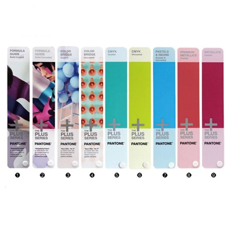9 книг США Pantone Plus серия цветная диаграмма GPG304N Портативный Руководство студия