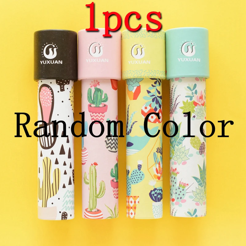 Random Color 1pcs Калейдоскоп в мультяшном стиле, волшебные изменяющиеся регулируемые Необычные Цветной мир, игрушки для детей, аутизм, детские игрушки-головоломки, калейдоскопы - Цвет: Random Color 1pcs