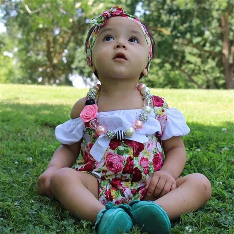 Коллекция 2017 года новые летние комплекты одежды для маленьких девочек Футболка