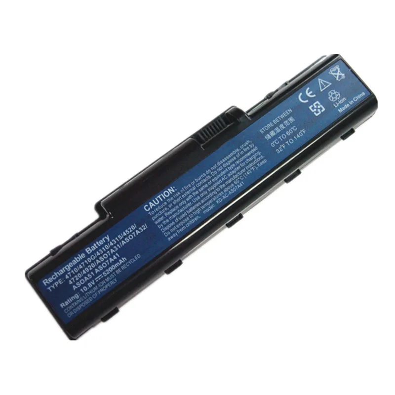 Аккумулятор Juyaning для ноутбука acer Aspire 5200 4710G 4710Z 4715Z 4710 4720G 4720Z AS07A71 AS07A72 AS07A75 4720 мА · ч |