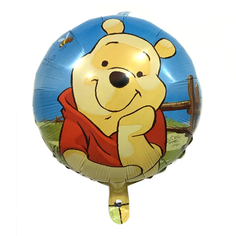 20 шт./лот 18 дюймов baby shower Фольга воздушные шары Лидер продаж, Носки с рисунком медведя из мультика Алюминий Globos День рождения Декор поставки игрушки