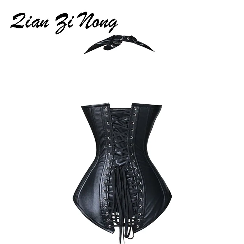 Corseentrenador Corse стимпанк сексуальные overbust armadura бюстье Ropa корсет Сексуальная кожаный