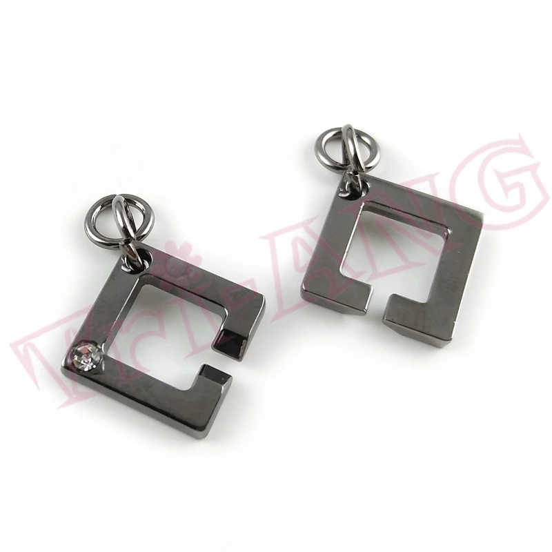 20 шт./лот модные слайдеры на молнии со стразами 5 # квадратной формы|zipper slider|zipper slider