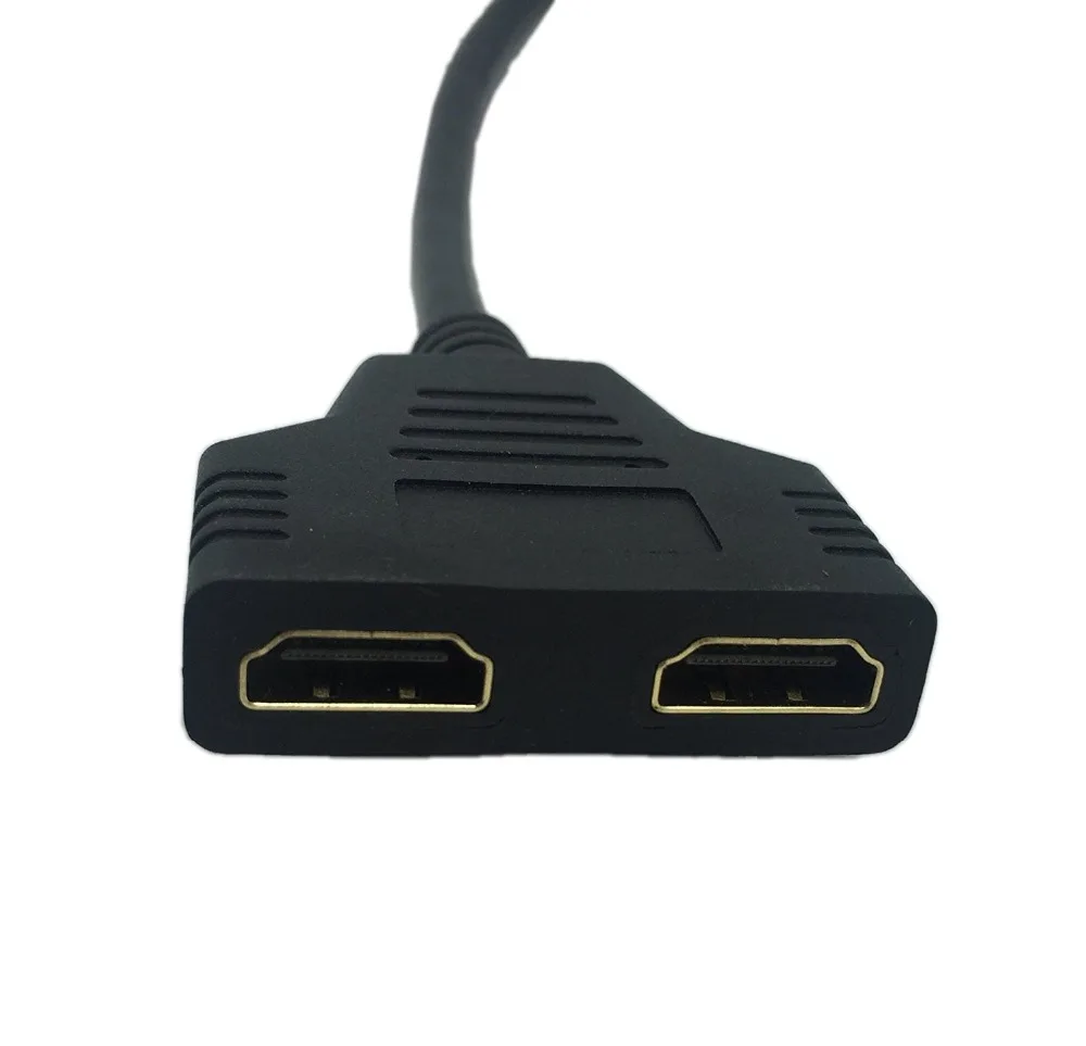 Кабель-разветвитель LBSC 1080P DVI 24 + 1 штырь папа-двойной HDMI мама для ПК монитора HDTV |