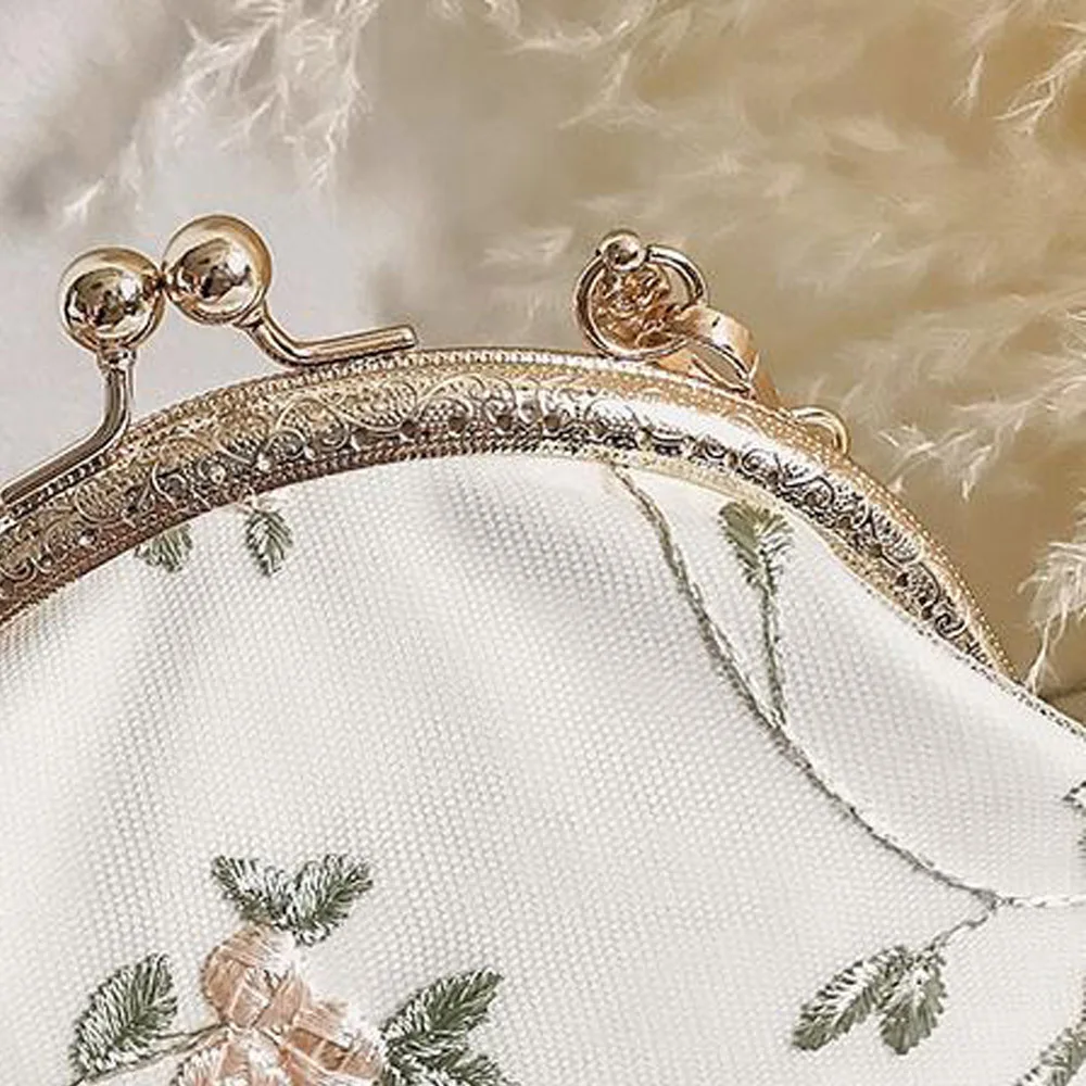 Новые летние женские сумки с маленьким цветком белая цепочка на плечо сумка